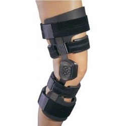 Ortholand 9431 Νάρθηκας Μηροκνημικός 4 Σημείων σε Μαύρο Χρώμα